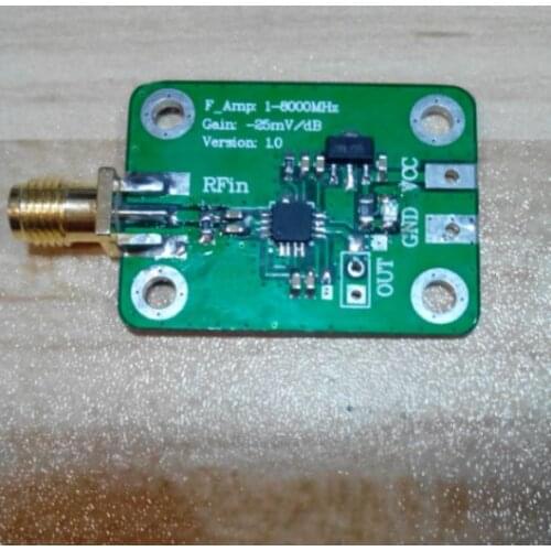 NEW 1PC 1-8000MHz RF Power Meter logarithmic detector power detection