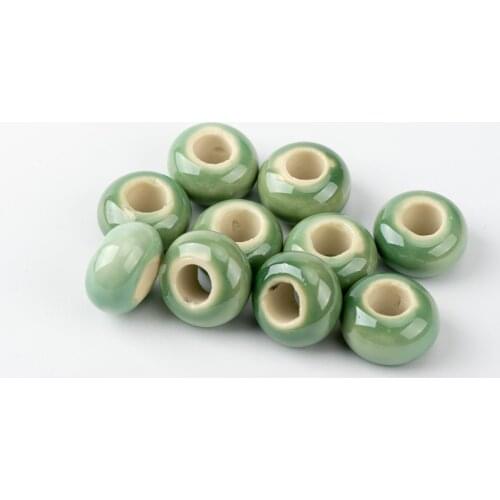 15# 20pcs Abacus Bead Sphere Ceramic beads not wooden porcelain Jewlery&Accessories ceramics beads 10pieces/lot #HY523