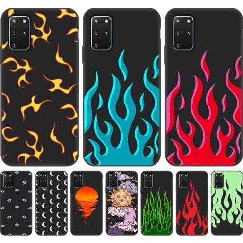 Case For Samsung J7 Prime J8 2018 Case Soft Silicone Shell Samsung J5 Prime J2 Core Pro J3 2016 J4 J6 Plus J7 2017 Flame Covers