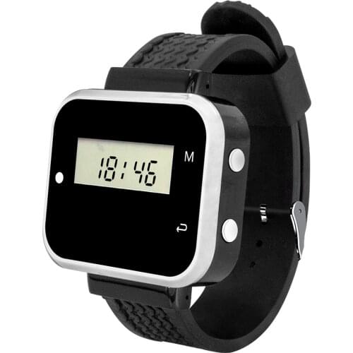 JINGLE BELLS watch pager wireless calling receiver guest service pager wireless service bell receivers on sale with high quality