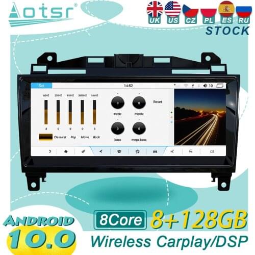 For Jaguar F-Type SVR X152 2013 - 2018 Android10 Car GPS Navigation Radio Screen Multimedia Fast boot HD Screen WIFI BT