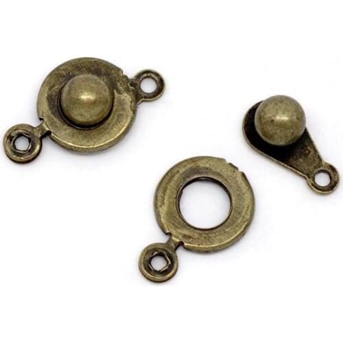 DoreenBeads 50 Bronze Tone Trailer Hitch Clasps 18x9.5mm (B09620), yiwu