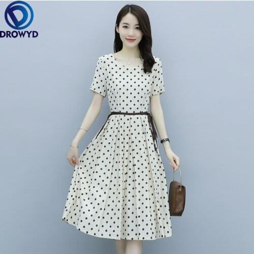 Летние платья в горошек DROWYD China At AliExpress