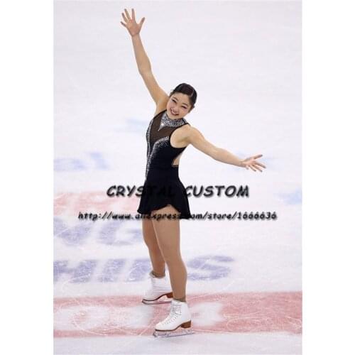 Custom Figure Skating Dresses Graceful New Brand Girls Ice Skating Dresses For Competition DR4277