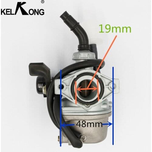 KELKONG Carburetor 50cc 70cc 90cc 110cc 125cc ATV Dirt Bike 2-Stroke PZ16 PZ19 19mm Motorcycle Go Kart Carb Scooter Choke