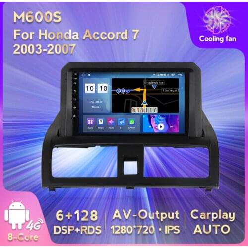 MEKEDE NEW! 128GB ROM GPS 2 din Navigation For Accord7 2004 2005 2006 2007 Auto Carplay Car radio video player with ips dsp