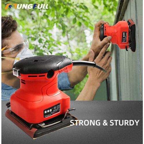 Mini Electric Sander with Sandpaper Woodworking Tool Furniture Metal Polisher Electric Sanding Tool Buffer Grinding Machine