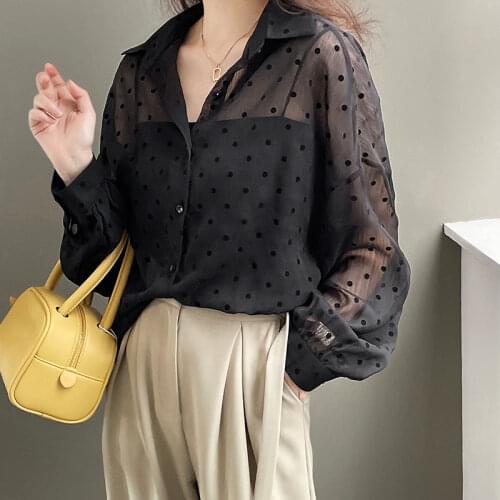 MOOIRUE APPAREL Black And White Blouses