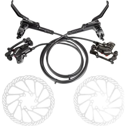 TOOPRE MTB Hydraulic Oil Disc brake Set 160mm Rotor Caliper 800/1450mm Right Front Left Rear Aluminum alloy F160-R140 F180-R160