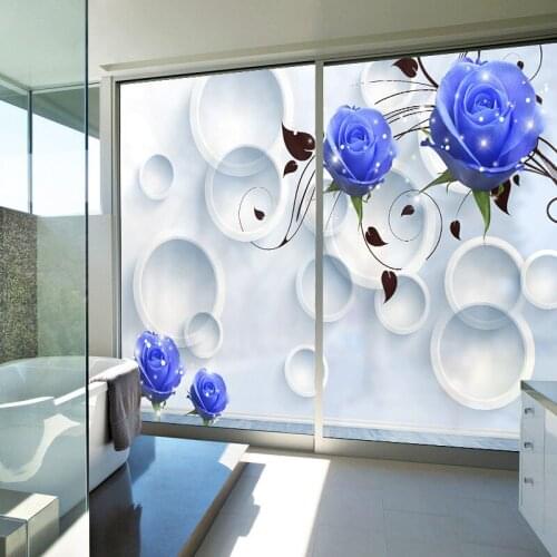 Home window stickers window shading sunscreen window paper sunshade anti-peep glass film sunscreen heat insulation film