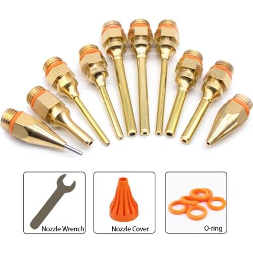 Hot Melt Glue Gun Nozzle Small-bore Diameter Nozzle 1.5x70mm 1mm Anti-leakage Nozzle Copper Nozzle Glue Gun Accessories Nozzles