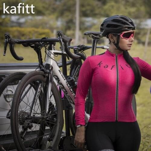 2021Kafitt new women cycling wear long sleeve suit overalls mountain bike fitness sweatshirt macaquinho ROPA Maillot ciclismopro