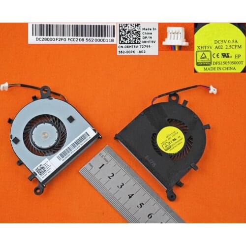 New Laptop Cooling Fan For Dell XPS13 9343 9350 Original PN: XHT5V CPU Cooler Radiator