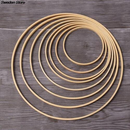 DIY Wood Art Craft Embroidery Hoop Tool Bamboo Circle Round Cross Stitch Chinese Traditional Sewing Manual Tool Hot