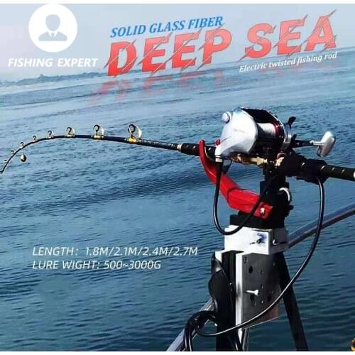FRP Deep Sea Super Hard Boat Fishing Rod Offshore Angling Throwing Surfcasting Pole Rock High Quality Tackle Japan Jigging Gear