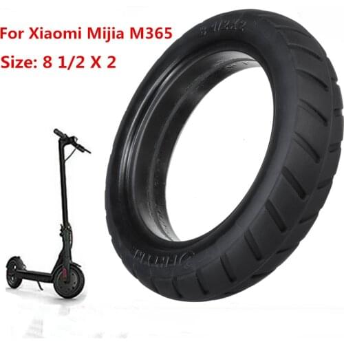 For Xiaomi Mijia M365 Tire Electric Scooter Tires 8 1/2x2 Durable Thick Wheels Part Solid Outer Tyres M365 Accessories 8.5 Inch