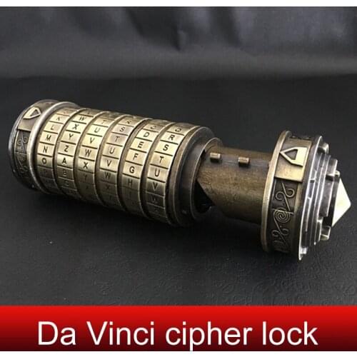 Da Vinci code lock cylinder wedding gift birthday Valentines Day gift Escape room lock