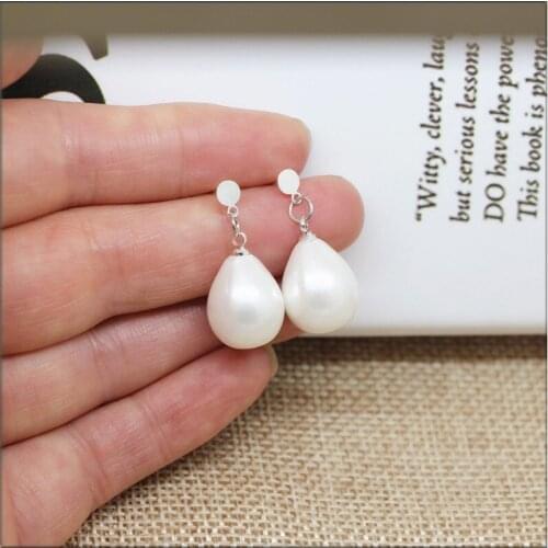 Pearl earring 925 sterling silver stud earrings earrings for women High quality shell pearl stud Designer earrings