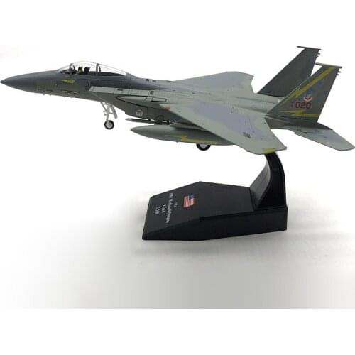 1/100 Military Model Toy F-15A F15 Heavy Fighter United States Air Force Diecast Metal Plane Model Toy Collectible Gift Display