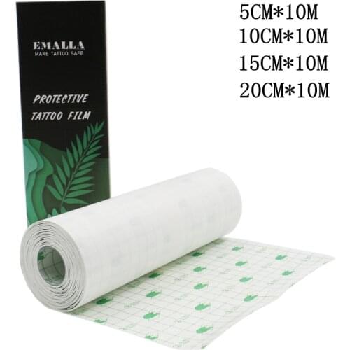 New 10M Tattoo Bandage roll Tattoo Film Protective Breathable Tattoo Aftercare Solution For Initial Healing Tattoo Accessories