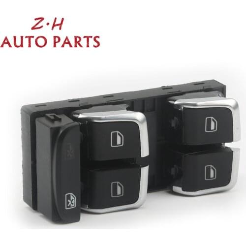 8K0 959 851 F For 2013-2015 AUDI A4 B8 A5 S5 Coupe Sportback Q5 RS4 Power Master Window Switch Button 12V 10Pins Front Left