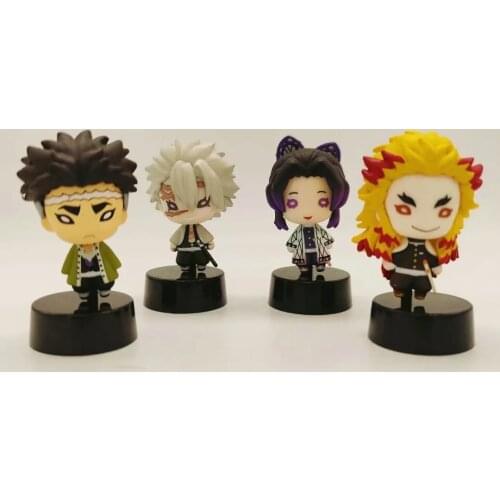 Anime Demon Slayer Blade 4 Q Version Peasy Eyes Kochou Shinobu Rengoku Kyoujurou Shinazugawa Sanemi Bag Figure Approximately 5cm