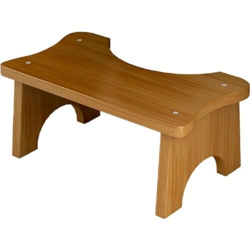 Adults Kids Anti-slip Foot Seat Rest Helper Toilet Squatly Foot Stool Training Stand Bamboo Step Stool