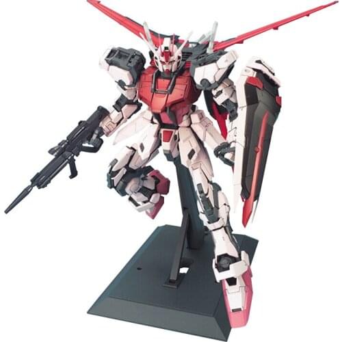 Bandai Gundam Assembled Model PG 1/60 Purplish Red Strong Attack Gundam + Sky Overlord138257 MBF-02 Strike Rougr +skygrasper