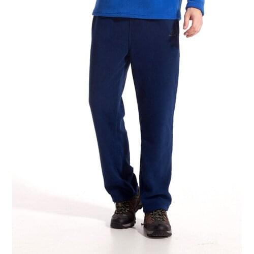 Tectop Autumn Winter outdoor men women Thick Fleece Pants Sports Polar Fleece Fabric Windproof Thermal camping hiking trousers