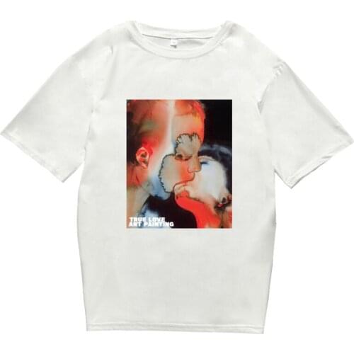 True Love Art Painting Printed T-Shirt MEN & WOMEN Clothing Unisex Short Sleeve O-Neck Streetwear Casual Cool