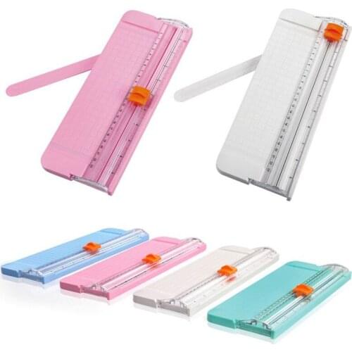 New Paper Cutter A5 Paper Trimmer Scrapbooking Tool with Finger Protection Slide Ruler SCI88