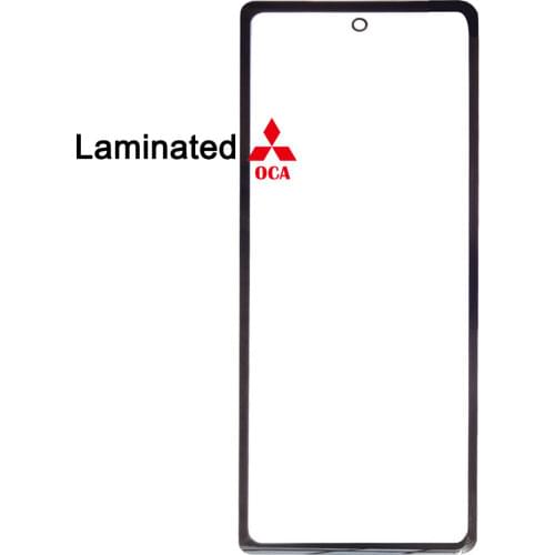 1Pcs Front Outer Screen For Samsung Galaxy Z Fold 2 Fold2 5G F916 Touch Panel LCD Display Out Glass Cover Lens Replacement