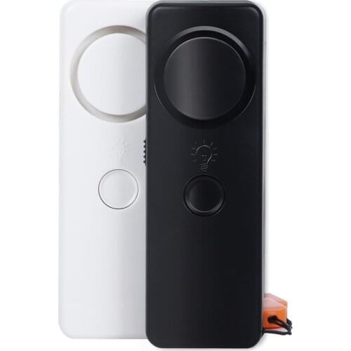 Portable Emergency Girl Women Security Alarms Self-Defense 130 DB Decibels with LED Light Safety Key Chain Pedant Anti-wolf