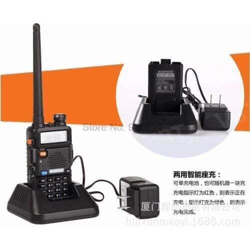 DHL/50pieces Baofeng Walkie Talkie UV-5R Dual Band CB Radio Transceiver New Version 136-174MHz & 400-520MHz A0850A