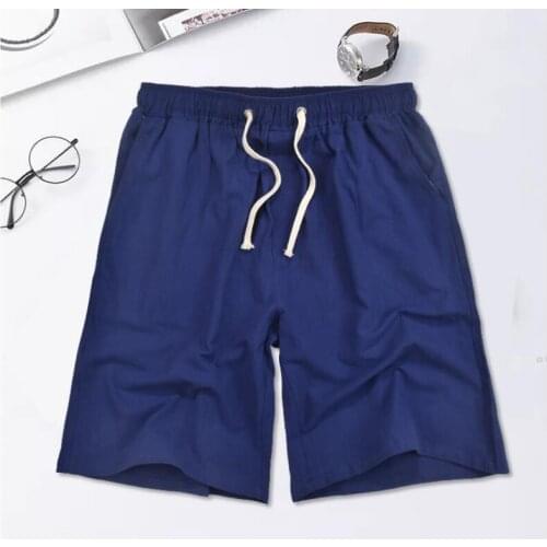 2021 Shorts Summer Men Loose Cotton Man Clothes