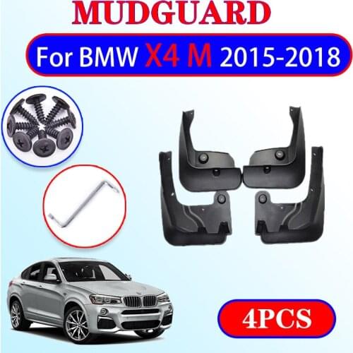 Front Rear Car Mudflap for BMW X4 M40i M Sport F26 2015 2016 2017 2018 Fender Mud Guard Flap Splash Flaps Mudguards Accessories
