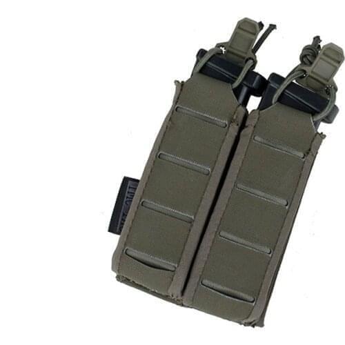 TMC 9Mm Pistol Double Cartridge Case Duplex Mag Pouch Pistol Magnetic Patch Pocket Belt