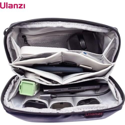 Ulanzi logging Gear Waterproof Storage Pouch Carry Bag for DSLR Camera Accessories Lens Batteries SD Cards Video Light Storage