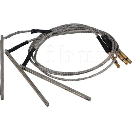 Yibuy Sensitive Piezo Saddle PIickup For Ukulele Guitar Pack of 3