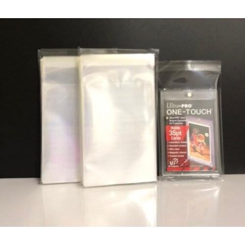 100pcs/Bag SG Card Brick Membrane Card sleeves Sealing Cover Protector For TCG/MTG/MGT/Star Cards Board Game Trading Cards