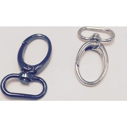 30 pieces 1 inch (25 mm) Nickel swivel clasp , purse push gate hook