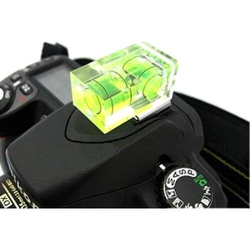 40PCS/LOT Flash Hotshoe Double Dual 2 Axis Bubble Spirit Level Gradienter For SLR DSLR Camera Free Shipping