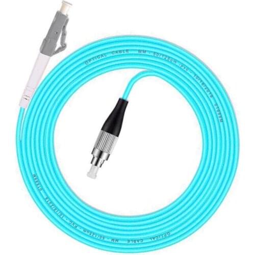 5PCS/lot FC/UPC -LC/UPC OM3 Fiber Optic Patch Cord 10G 50/125 Fiber Cable Multimode Simplex Optical Jumper Fiber optic patch cor