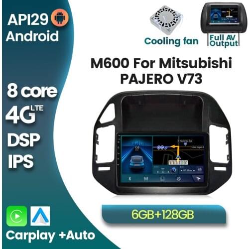 7862 New Android 10.0 Car Radio Car Dvd Multimedia Player for Mitsubishi Pajero V73 V77 V68 V75 GPS Navagation Stereo DSP IPS BT