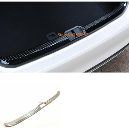 For Lexus ES ES200 ES250 ES300 ES350 2018 2019 2020 2021 Car Inside Rear Bumper Trim Frame Scuff Trunk Plate Pedal Threshold