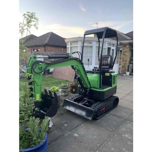 Hot sale China mini Excavator 0.8T Small Digger 1 Ton Excavator With Rubber Track