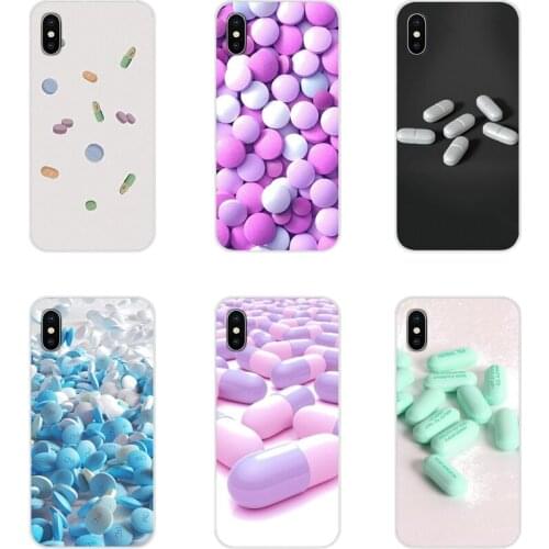 Customized Cases For Sony Xperia Z Z1 Z2 Z3 Z5 compact M2 M4 M5 E3 T3 XA Huawei Mate 7 8 Y3II Pill Patterns Tablets and Capsules