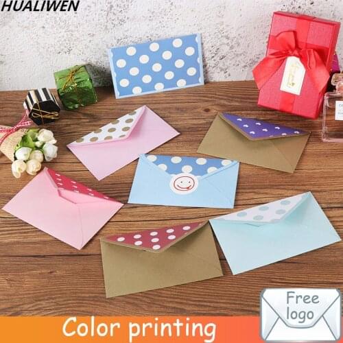 10pcs/lot Dot Envelope Creative Elegant Small Fresh Cute Letter Paper Envelope Message Card Gift Envelope Kawaii