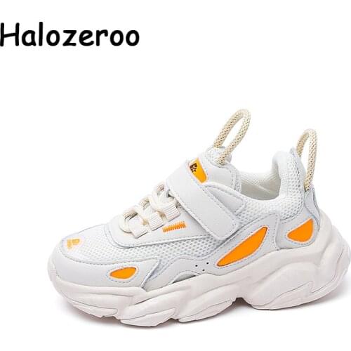 2021 Spring Kids Sport Sneakers Baby Girls Mesh Brand Shoes Children Casual Sneakers Boys Beige Chunky Sneakers Fashion Trainers