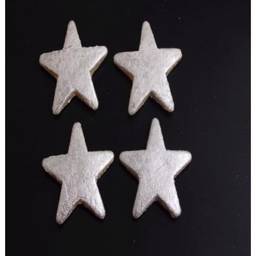 Kwoi Vita AAA Quality 35MM 50pcs/bag Chunky Acrylic Imitation cotton pearl Star beads for Kids Necklace Jewelry